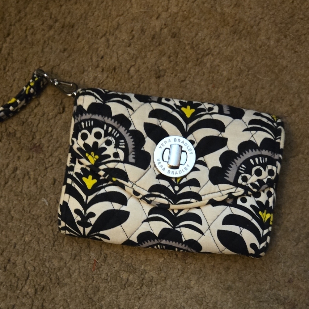 Vera Bradley Black and Yellow Women's Bag
